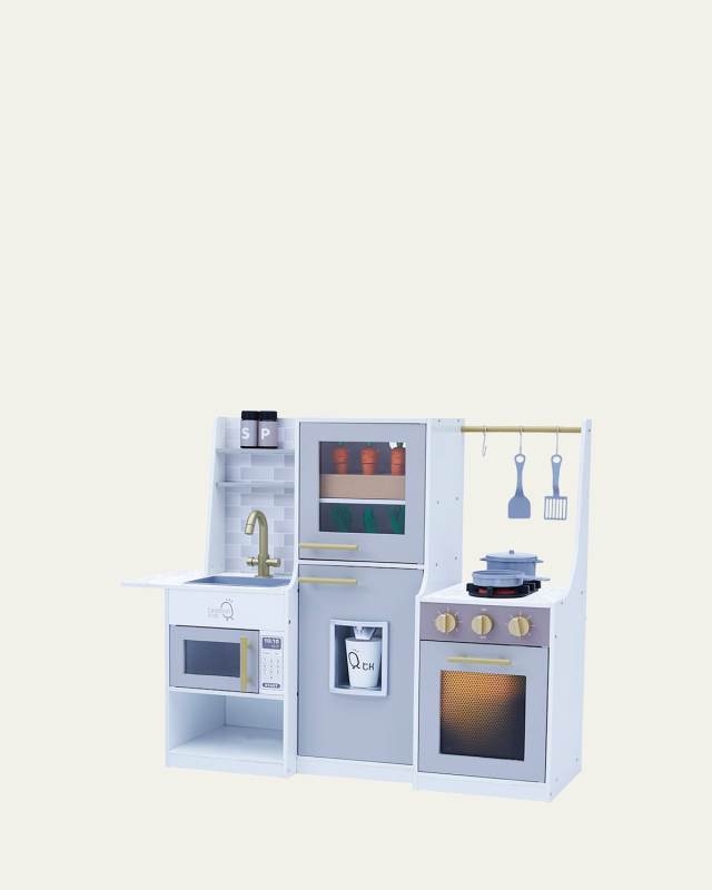 Teamson Kids - Little Chef Lyon Modern Play Kitchen - Grey